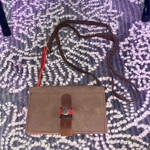 Hand made leather purse